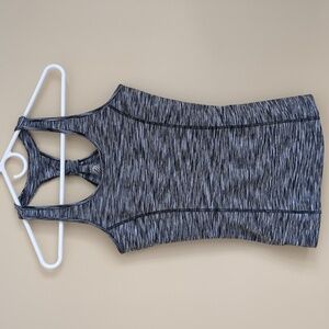 Small MPG Racerback Gray Activewear Tank Top with Built In Bra and Ball …